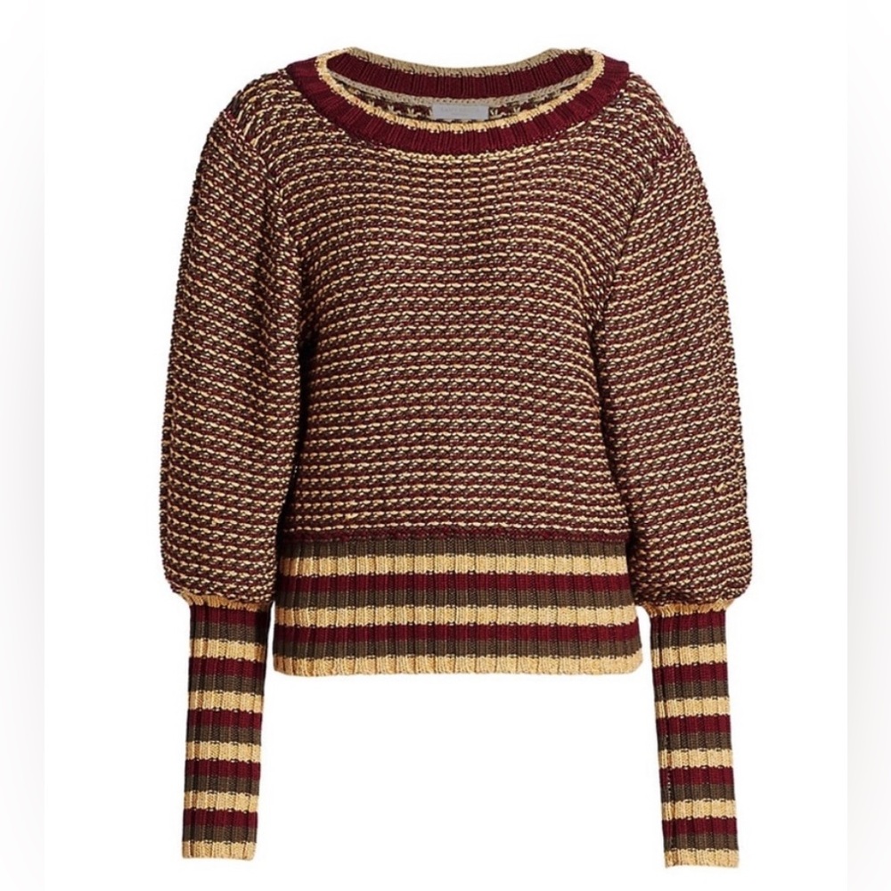 NWT $345 Ramy Brook Womens Hadar Sweater, Red size XS
